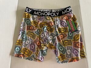 Monopoly Money Men’s Boxer Brief Lounge Wear Underwear Size  L NWT